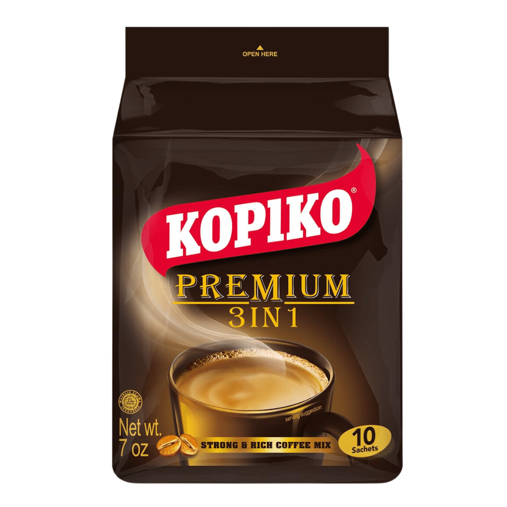 Kopiko Premium 3 In 1 Strong & Rich Coffee 7oz 1 개