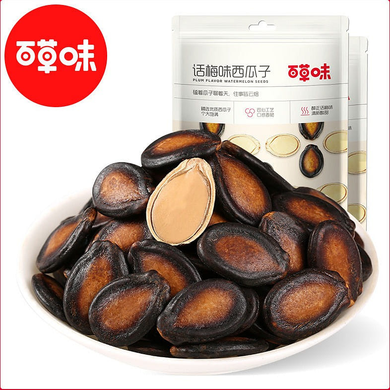 Baicao flavor  Prume-flavored watermelon seed fried snack 108g/ bag 108 g
