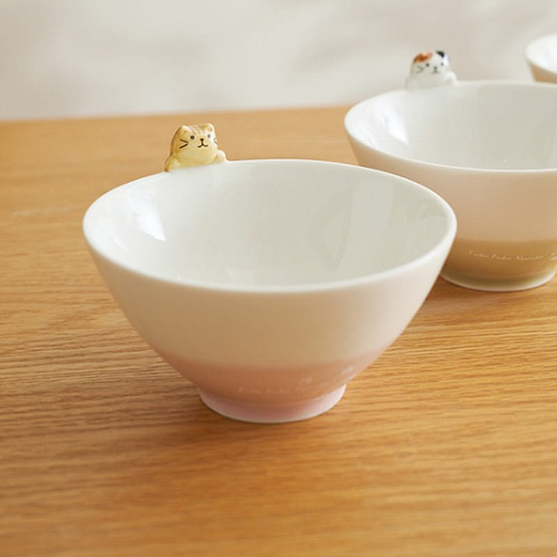 Cute Kitty Ceramic Bowl -A 1 개