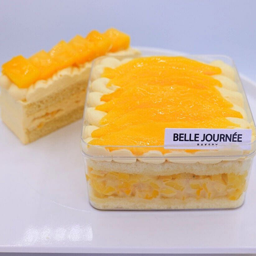 Mango Square Mini cake 1 count
