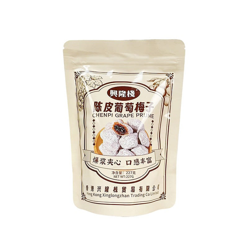 Xinglongzhan Dried Tangerine Peel, Grape, and Plum 227 g