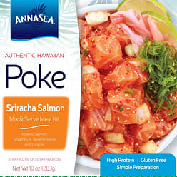 Annasea Frozen Sriracha Salmon Poke Kit 10 oz