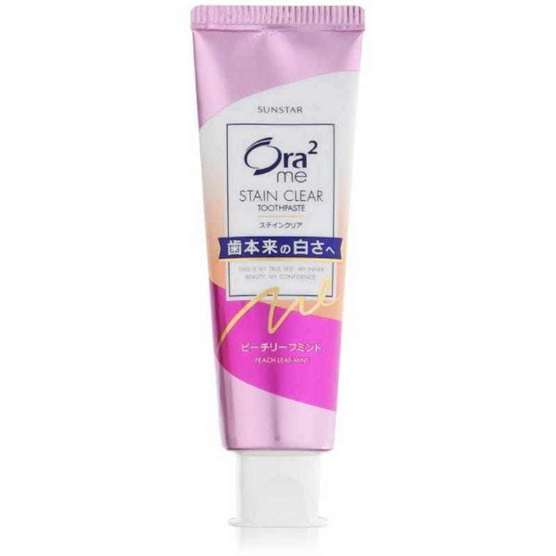 Sunstar Ora2 Me Stain Clear Peach Leaf Mint 140 g