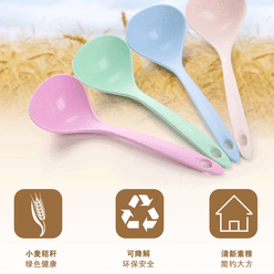 2 Count-Plastic Thickened Long-Handled Soup Ladle 2 count