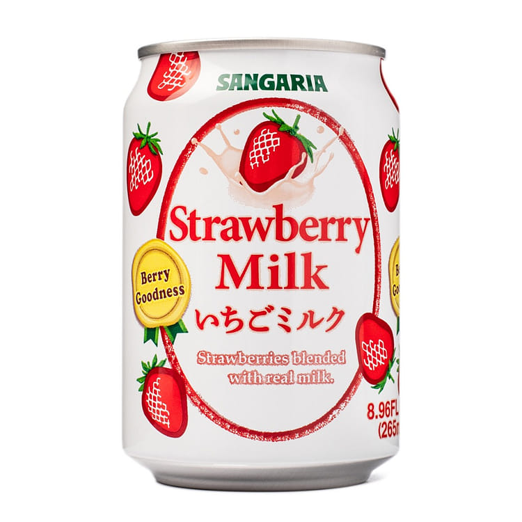 Get Sangaria Strawberry Milk 265 ml Delivered | Weee! Asian