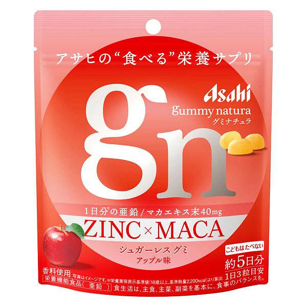 Asahi Zinc & Maca Apple Gummy 15pcs 1 each