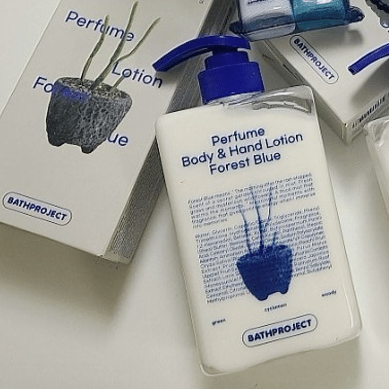 bathproject fragrance body lotion FOREST BLUE 500 ml