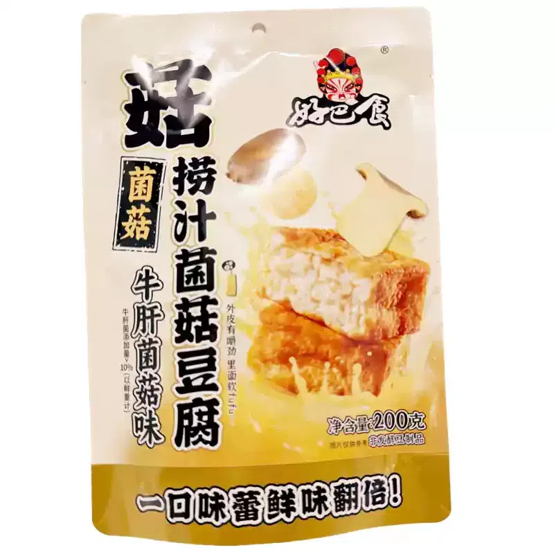 Haobashi Boletus Braised Dried Tofu 200g*1Bag 18.28 g