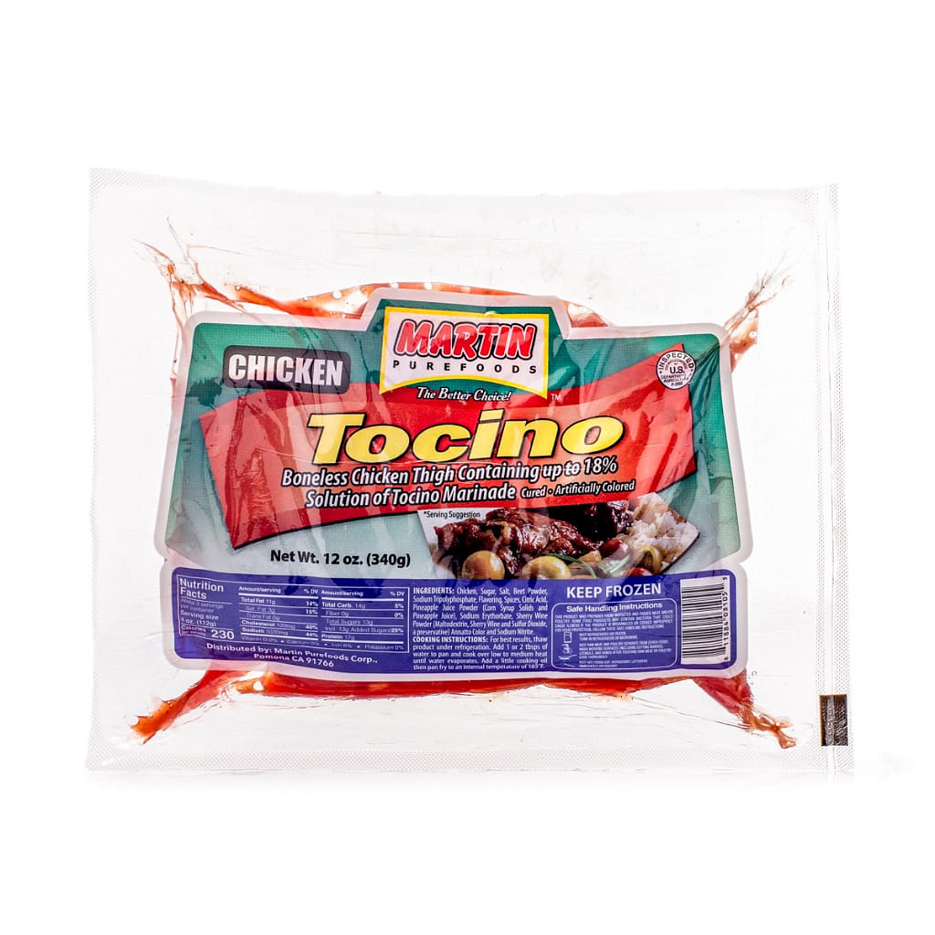 Martin Purefoods Chicken Tocino, Frozen 340 g