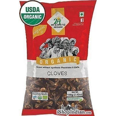 24 Mantra Organic Cloves (Whole), 3.5 oz bag 3.5 ออนซ์