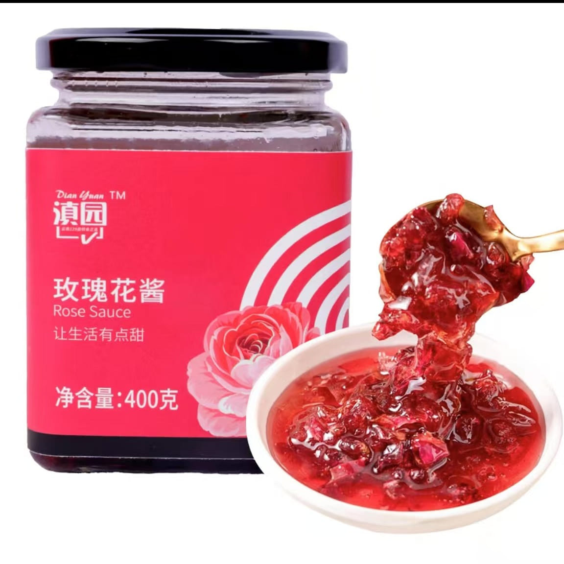 Dianyuan Preferred Rose Sauce Brew ice powder topp 400 그램