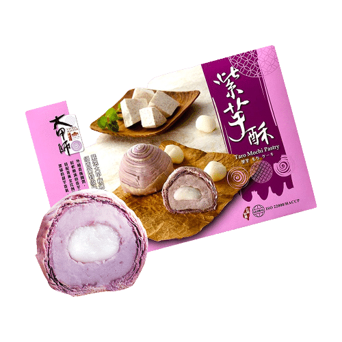 Pre Order - Taro Mochi Pastry [6 pcs] 300 g