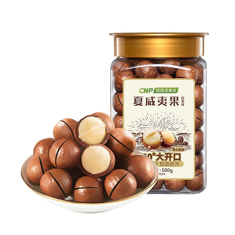 洽洽奶香夏威夷果 500g 罐装 1 罐