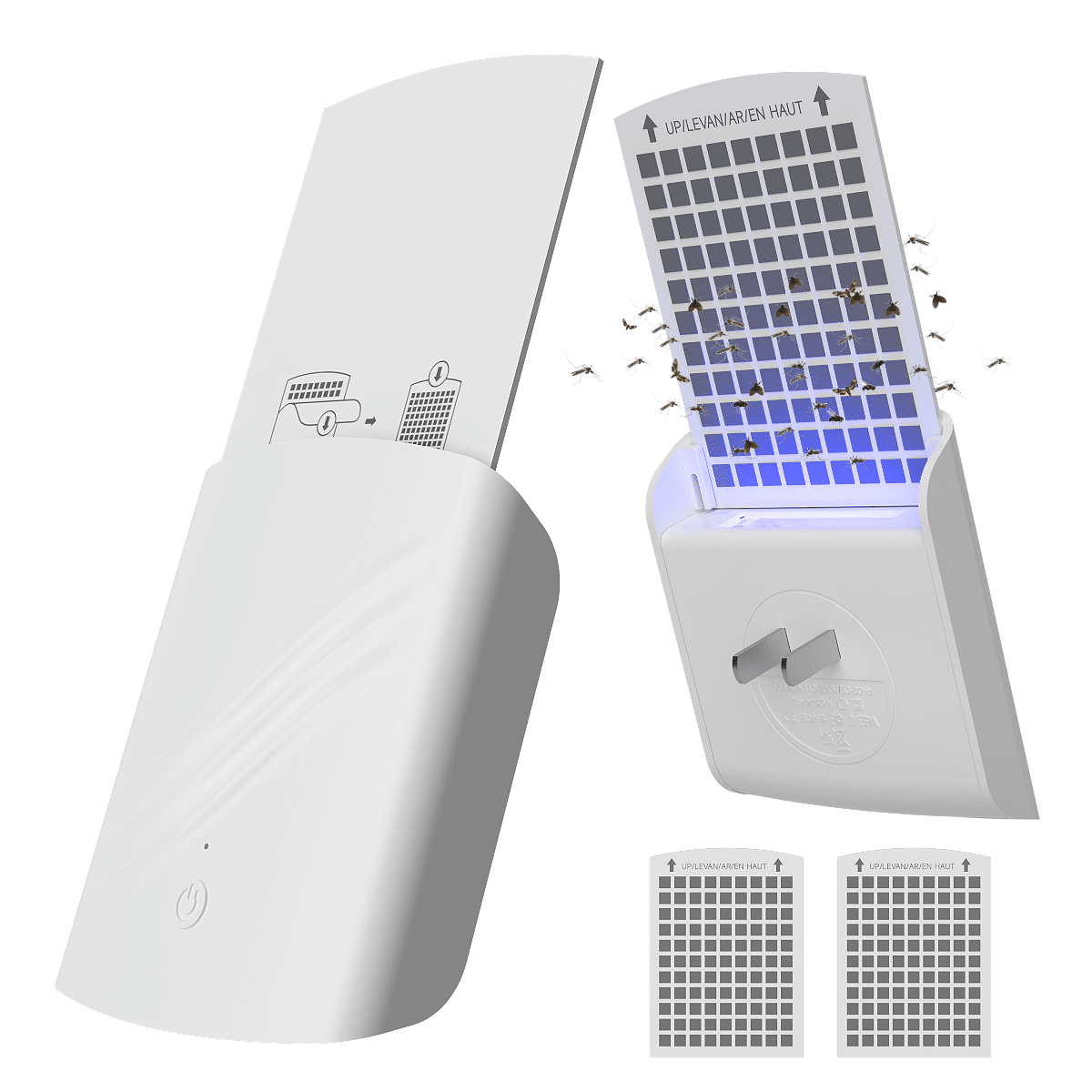 Indoor Flying Insect Trap, Mosquito Killer, with UV Attractant, Night Light 1 개입