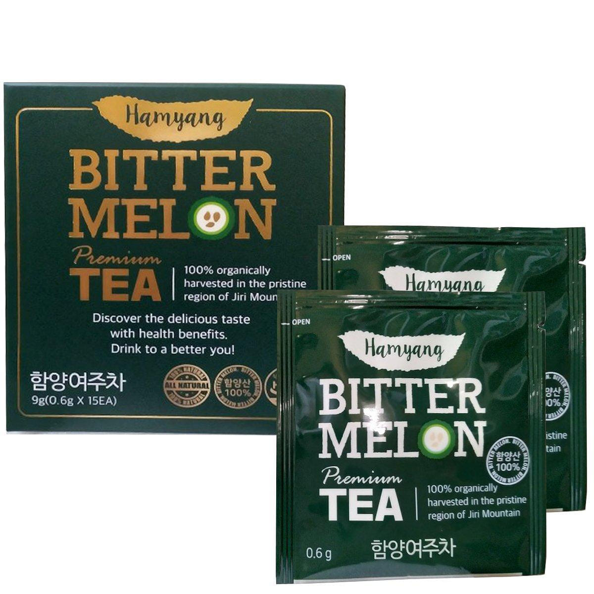 Hamyang 100% Organic Premium Bitter Melon Tea (.6g x15) 1 箱