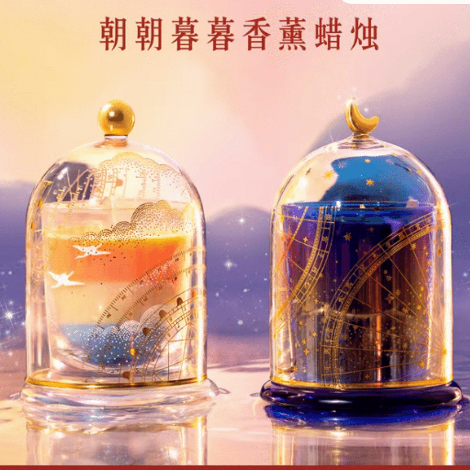 Palace Museum Taobao | morning and evening scented candle gift box Scented light 1 개