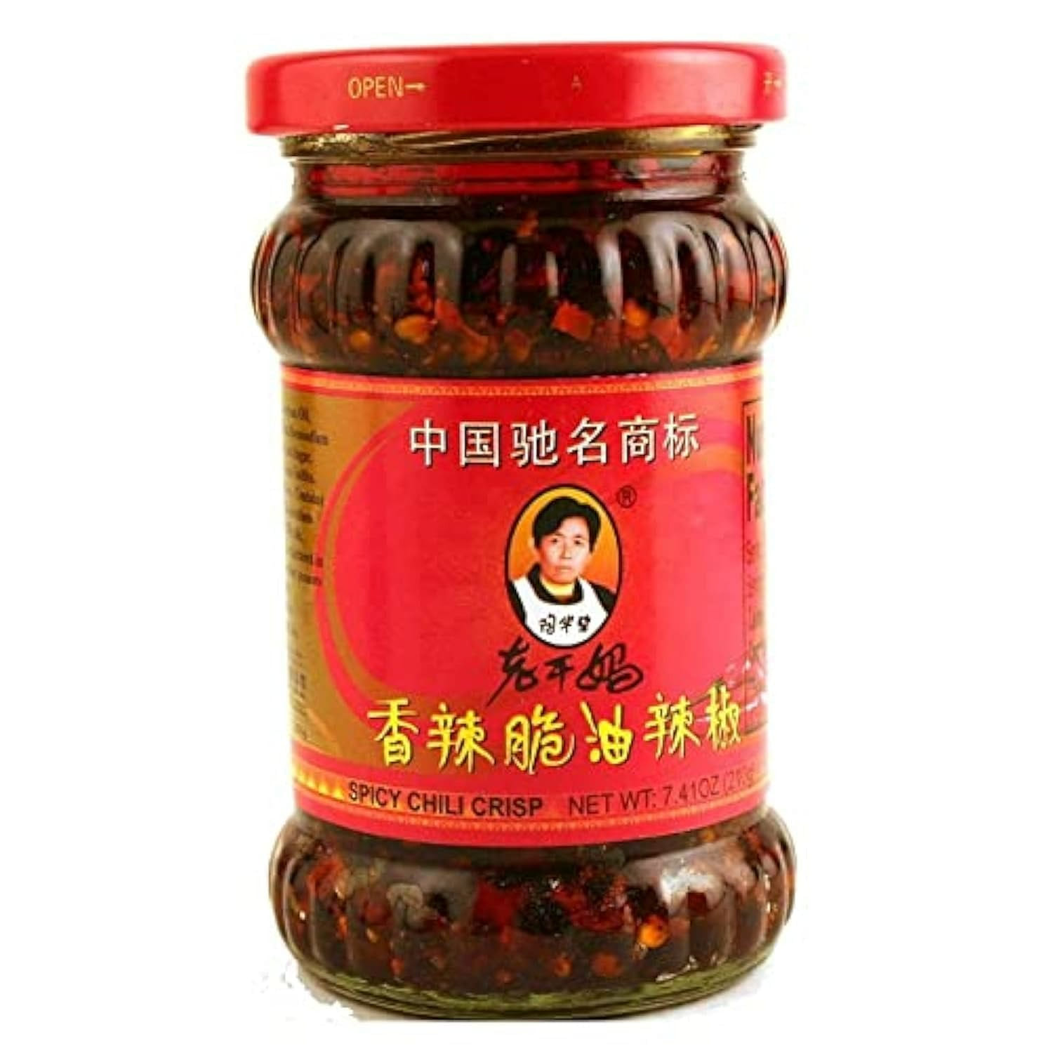 Lao Gan Ma Spicy Chili Crisp Sauce 7.41oz/210g, 1 Pack 1 each