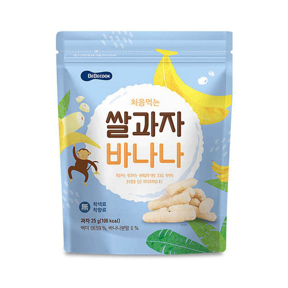 베베쿡 처음먹는 쌀과자 바나나 25 그램