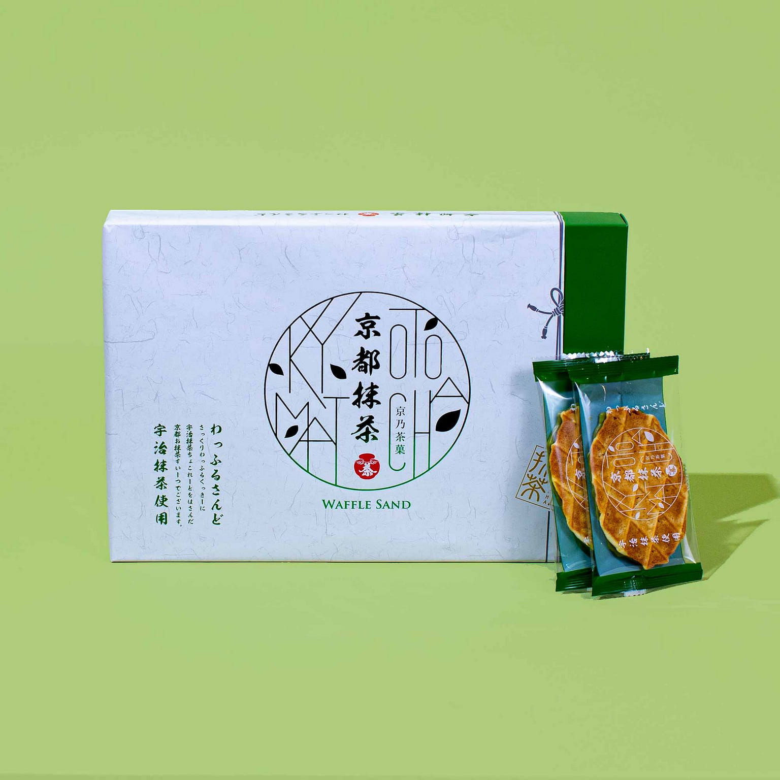 Kyoto Matcha Waffle Sandwich (12 Pieces) 488 g