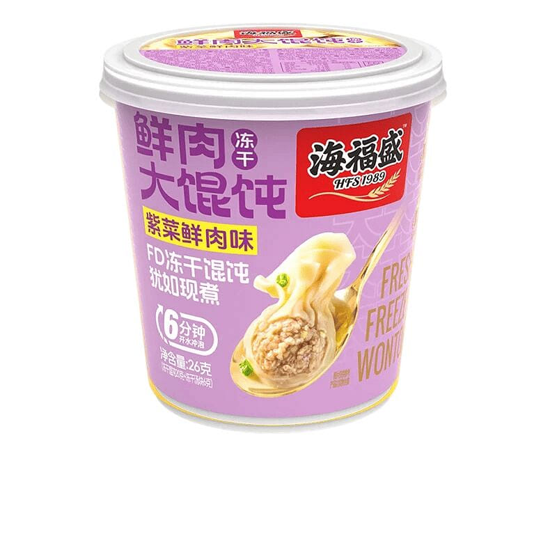 Haifusheng seaweed and fresh meat wontons 26g*2 tu 52 g