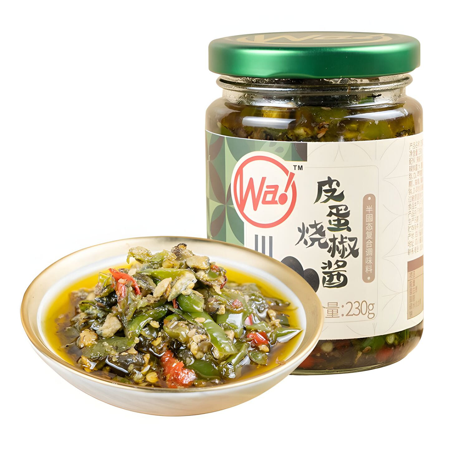 Chuanwazi Preserved Egg and Grilled Pepper Sauce 230 กรัม