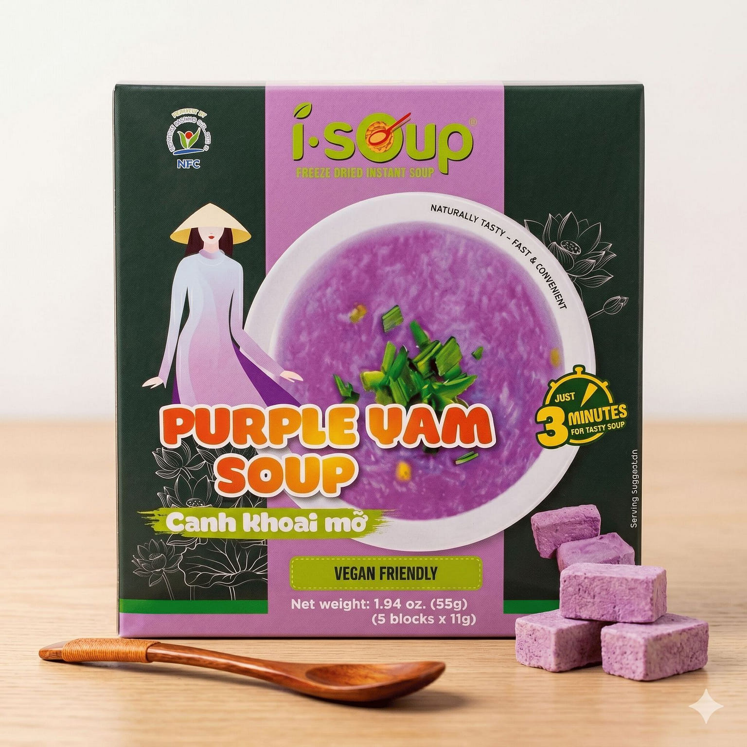 ISoup 紫薯汤(纯素)55克 1 盒
