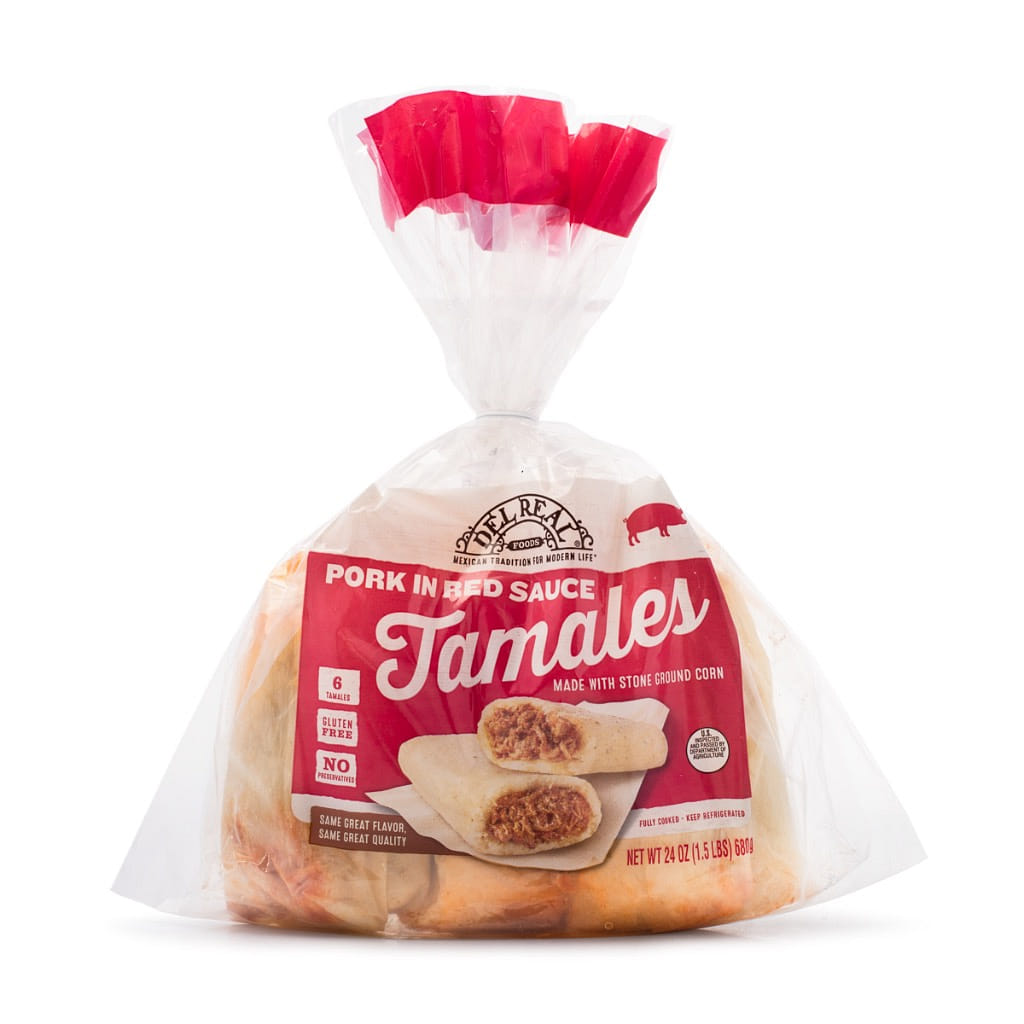 Del Real Pork Tamales 24 oz