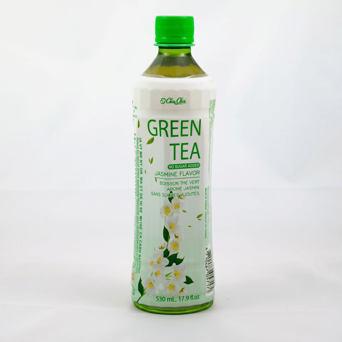 Trà Xanh Chin Chin Hương Jasmine Không Đường 530ml 1 phần