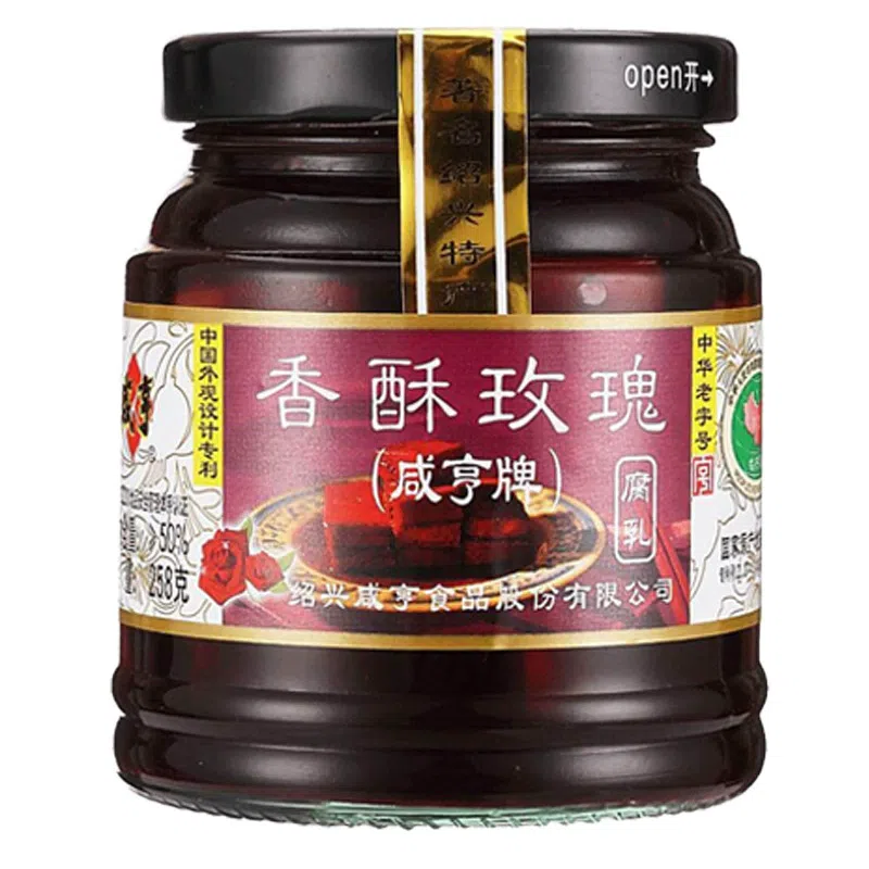 Xianheng crispy rose fermented bean curd, red square mold tofu, Shaoxing specialty, 258g*1 bottle 258 그램