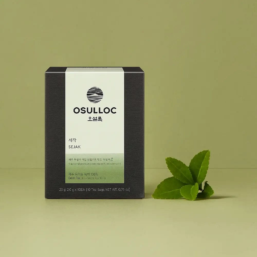 OSULLOC SEJAK Jeju Organic Green Tea 20g 1 each