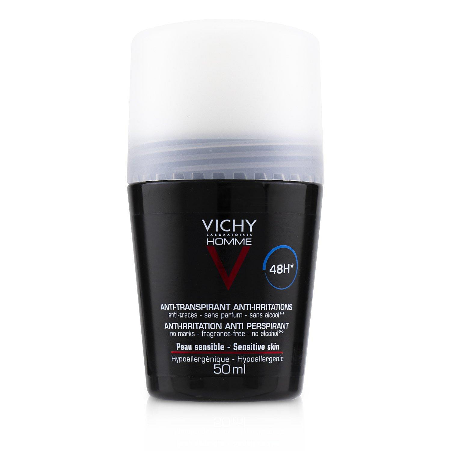 Vichy Homme H* Anti-Irritations & Anti Perspirant Roll-On (For Sensitive Skin)  50ml/1.69oz 50 มิลลิลิตร