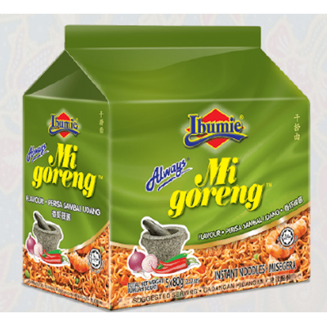 Ibumie Always Mi Goreng Sambal Udang pack of 5 1 개