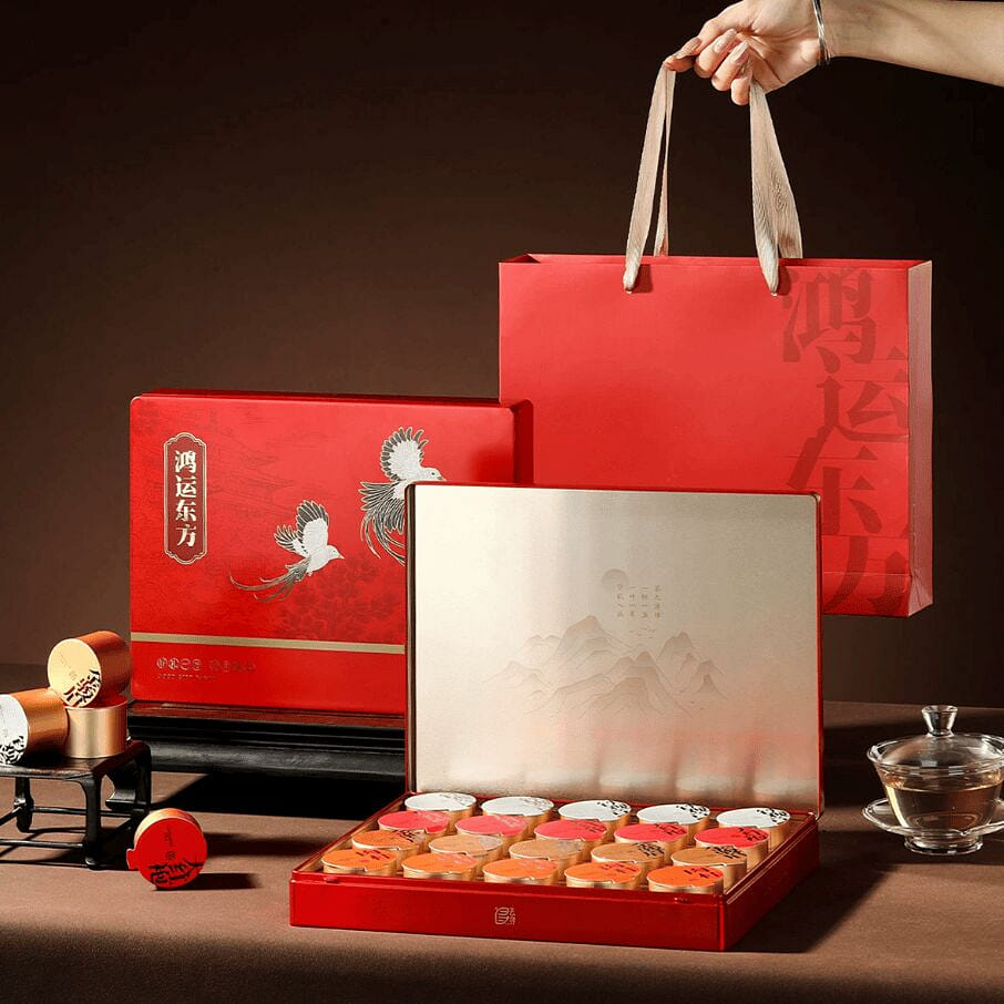 QUXUN Oriental Tea Charm 4-Tea Gift Box 115 g