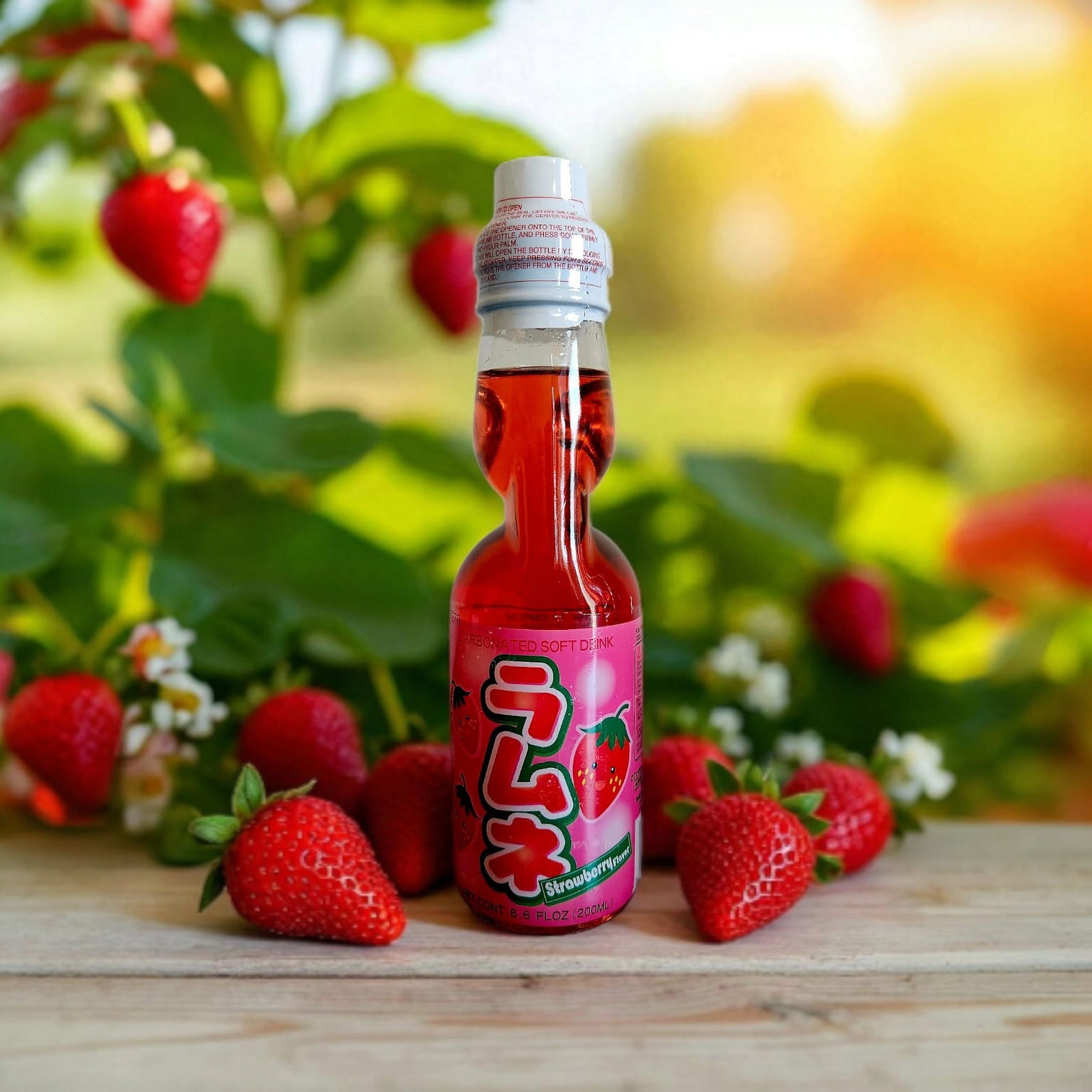 Japanese Strawberry Ramune Marble Soda 200 밀리리터