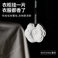 山茶花香薰挂件衣柜鞋柜石膏熏香持久留香车载挂件扩香石膏香薰  白桃乌龙 1 份