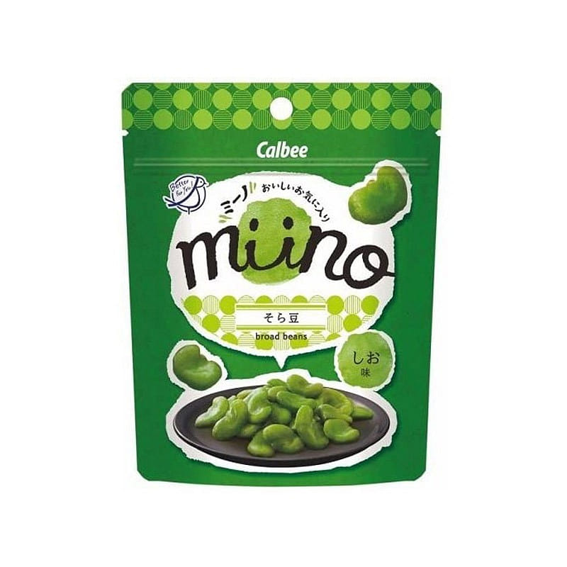 Calbee miino Salty Fava Bean Chips 28g 1 each