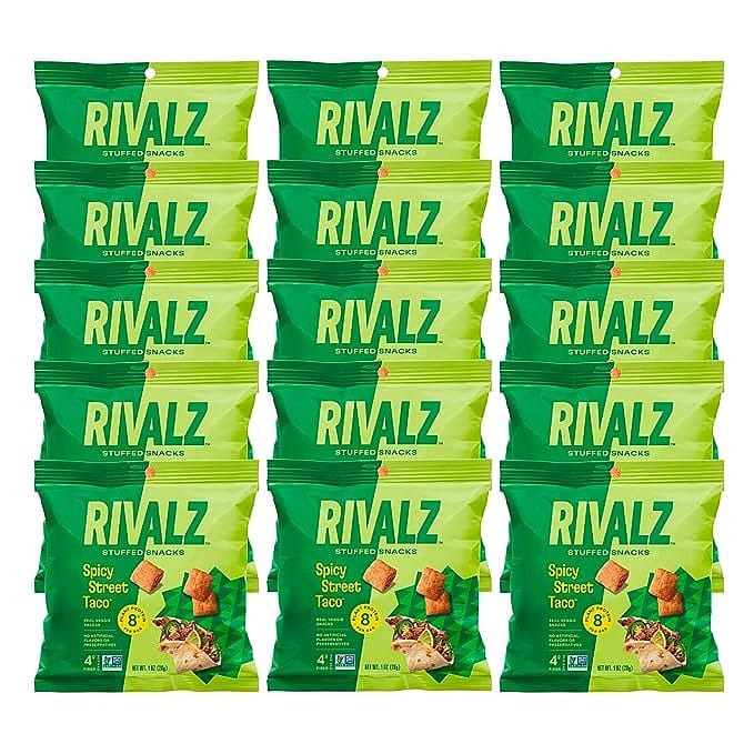 Rivalz Stuffed Snacks Spicy Street Taco 15 ct / 15 oz 15 온스