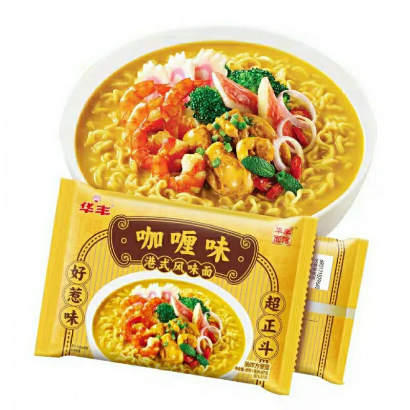 Curry flavor Huafeng instant noodles *1 bag 97 그램