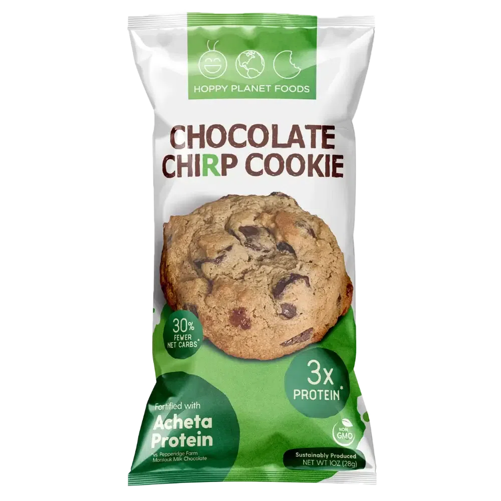 Hoppy Planet Foods Chocolate Chirp Cookies - 1 oz Single Serve - 30 per Case 30 オンス