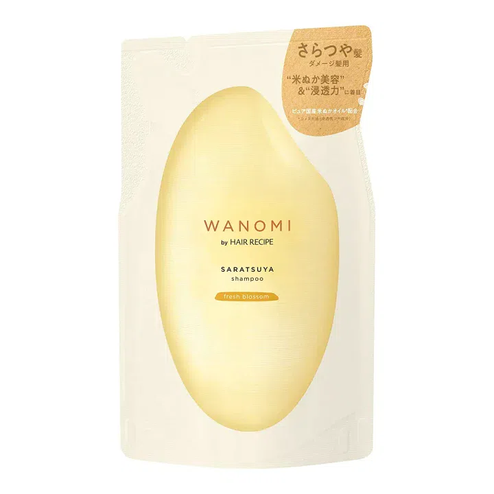 HAIR RECIPE Wanomi Saratsuya Shampoo Refill Pack 300 밀리리터