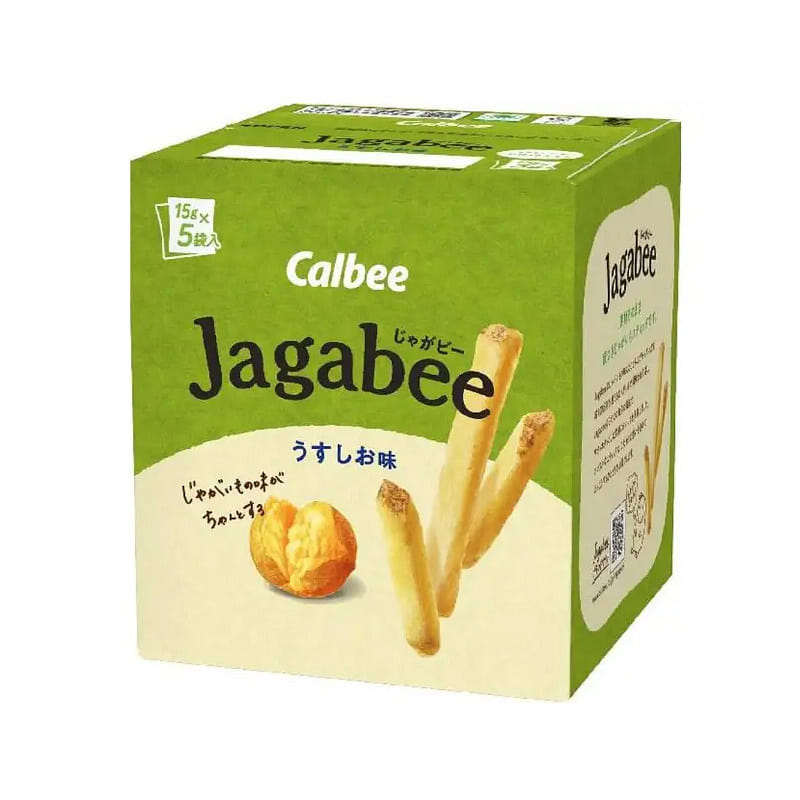 Calbee Jagabee Lightly Salted 75g (15g * 5 packs) 75 g
