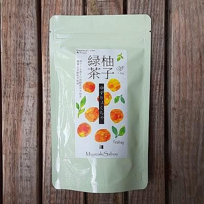 宮崎茶房 ゆず緑茶【ティーバッグ】3g×12p 1 パック