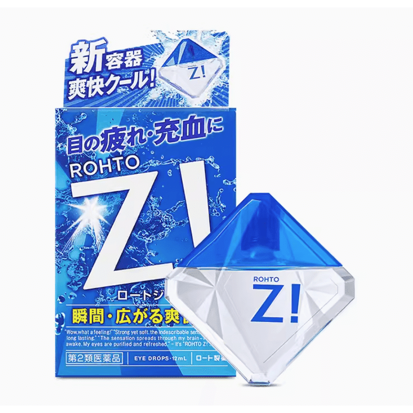 [Japan Direct Shipping] Rohto Z! eye ointment  Relieves Fatigue  Redness  Refreshes and Awakens  Cool Type  12ml 1 개