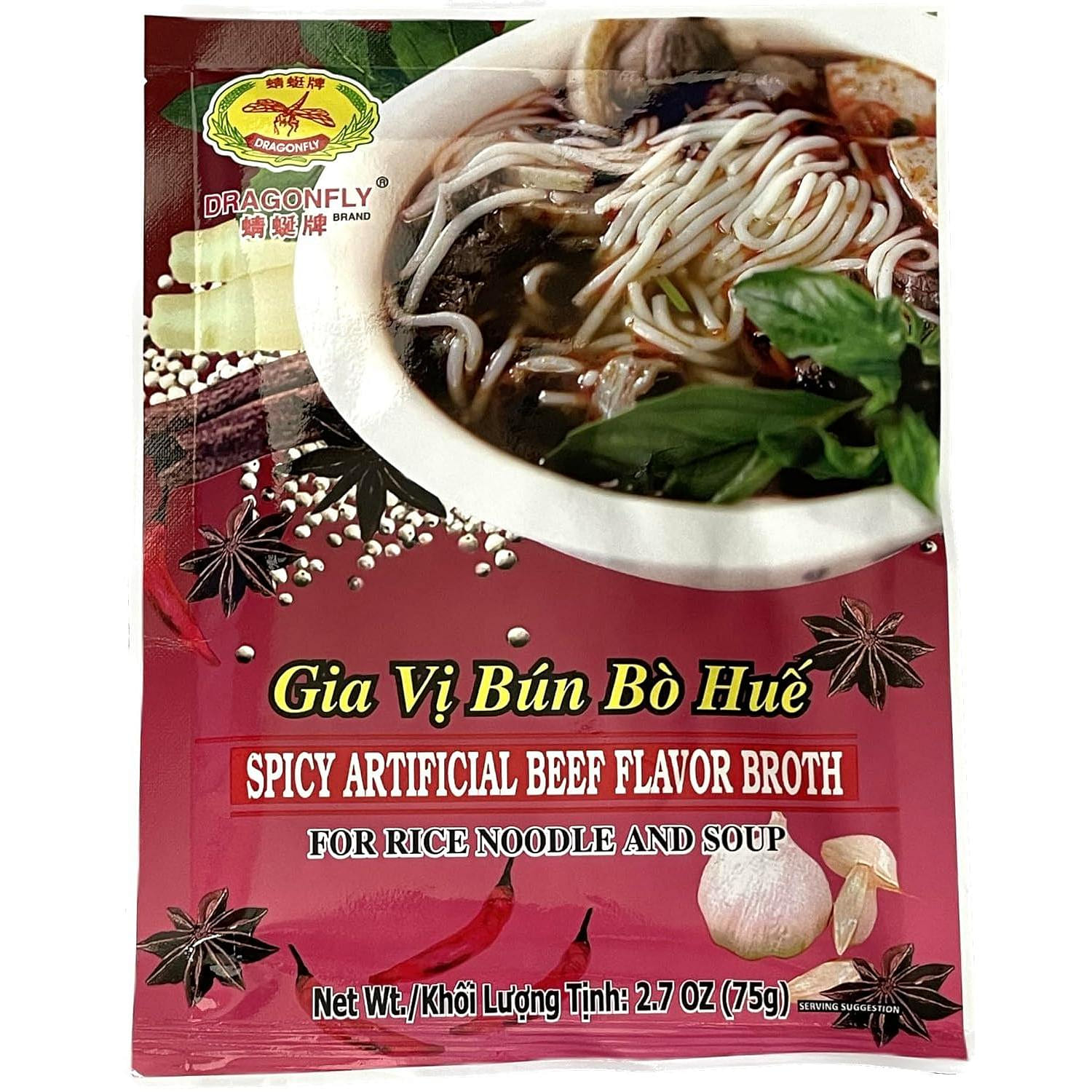 Dragonfly 香辣人造牛肉味湯 ( Gia Vi Bun Bo Hue ) 2.7 盎司