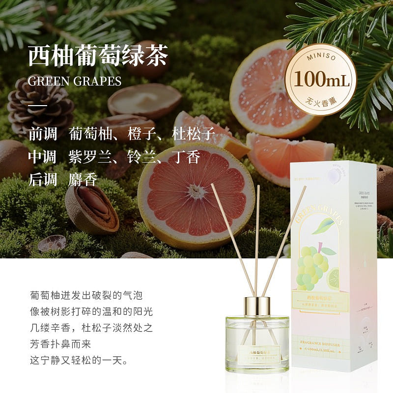 MINISO Aromatic Grapefruit and Grape Green Tea 100 ml