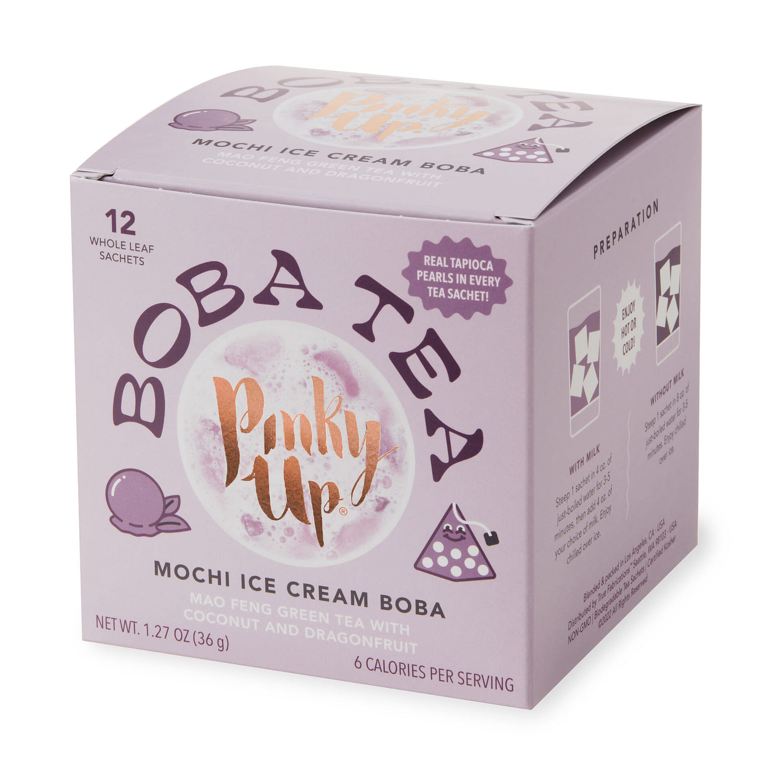 Mochi Ice Cream Boba Tea In Sachets by Pinky Up 1 개