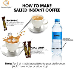 Himalayan Pink Salt Instant Coffee 216gr, 12 Stick 0.42 lb