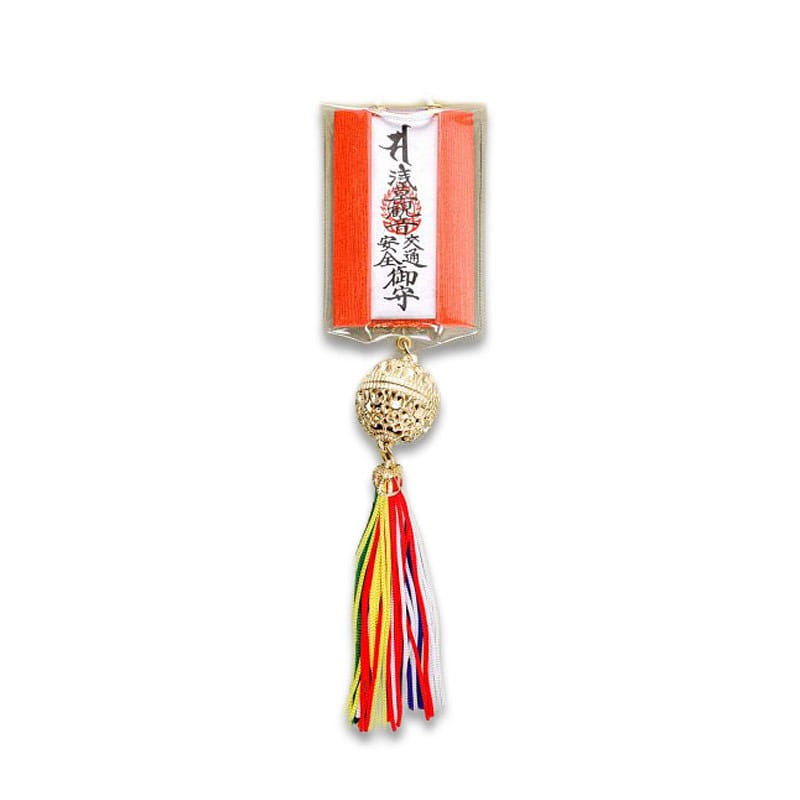 Asakusa Temple Traffic Safety Omamori Bell 1pc 1 개