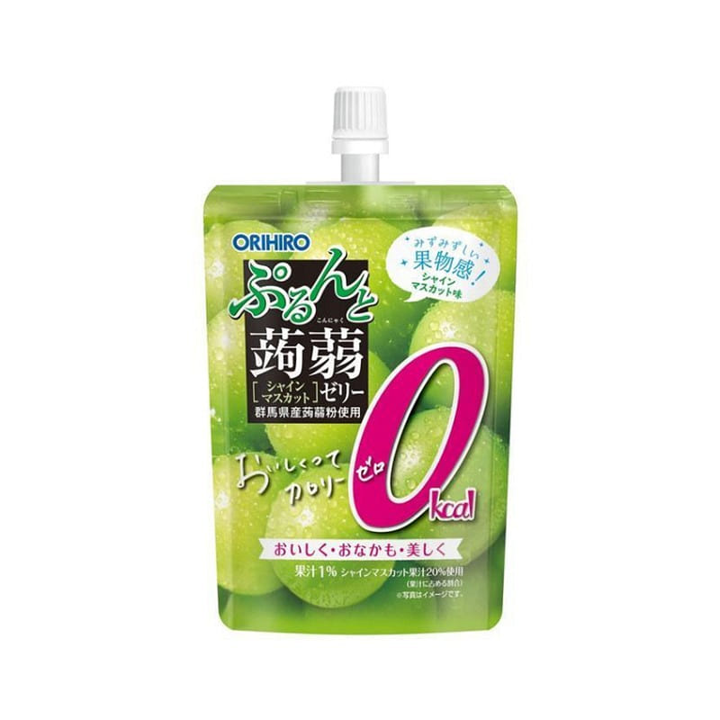 Orihiro Purunto Jelly Calorie 0 Shine Muscat 130g 1 ส่วน