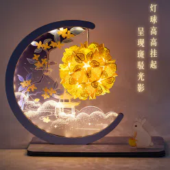 故宫淘宝｜花月夜中国风古风diy纸雕灯 1 盒